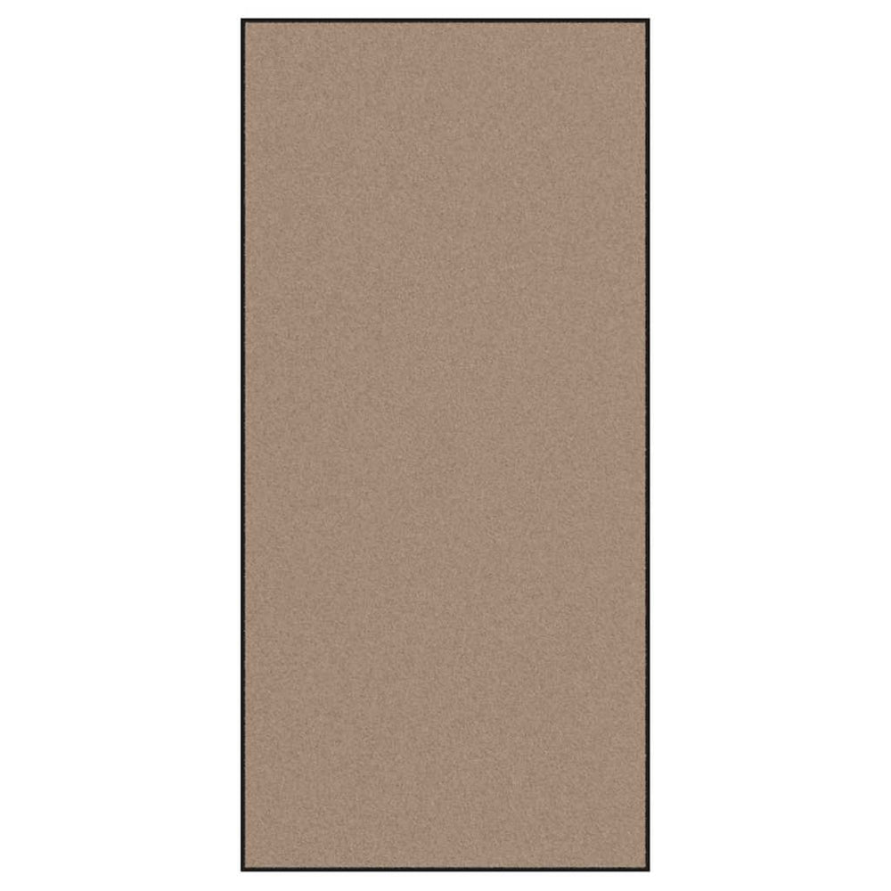 vidaXL Doormat Beige and Black 120 x 250 cm 100% Polyamide