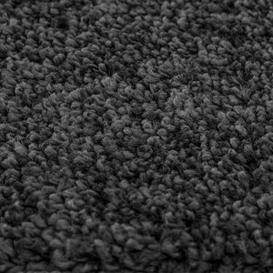 Dunkelgrauer Shaggy Teppich 200x200 cm