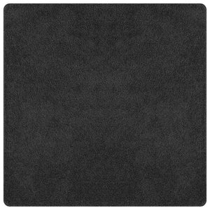 Dunkelgrauer Shaggy Teppich 200x200 cm