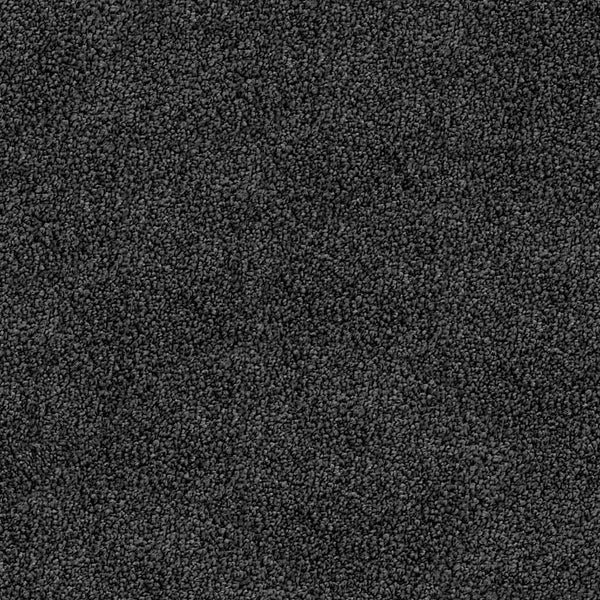 Dunkelgrauer Shaggy Teppich 200x200 cm