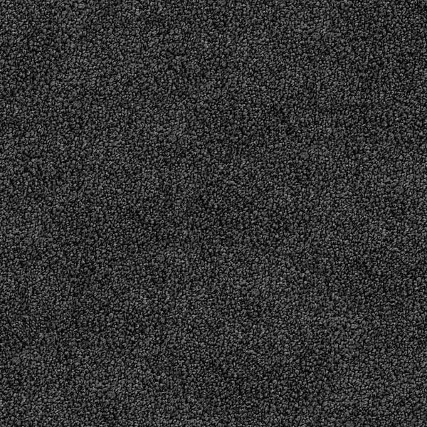 Dunkelgrauer Shaggy Teppich 120x120cm