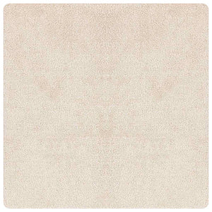 Creme Shaggy Teppich 200x200 cm