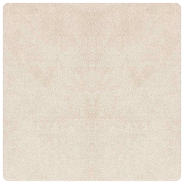 Creme Shaggy Teppich 200x200 cm