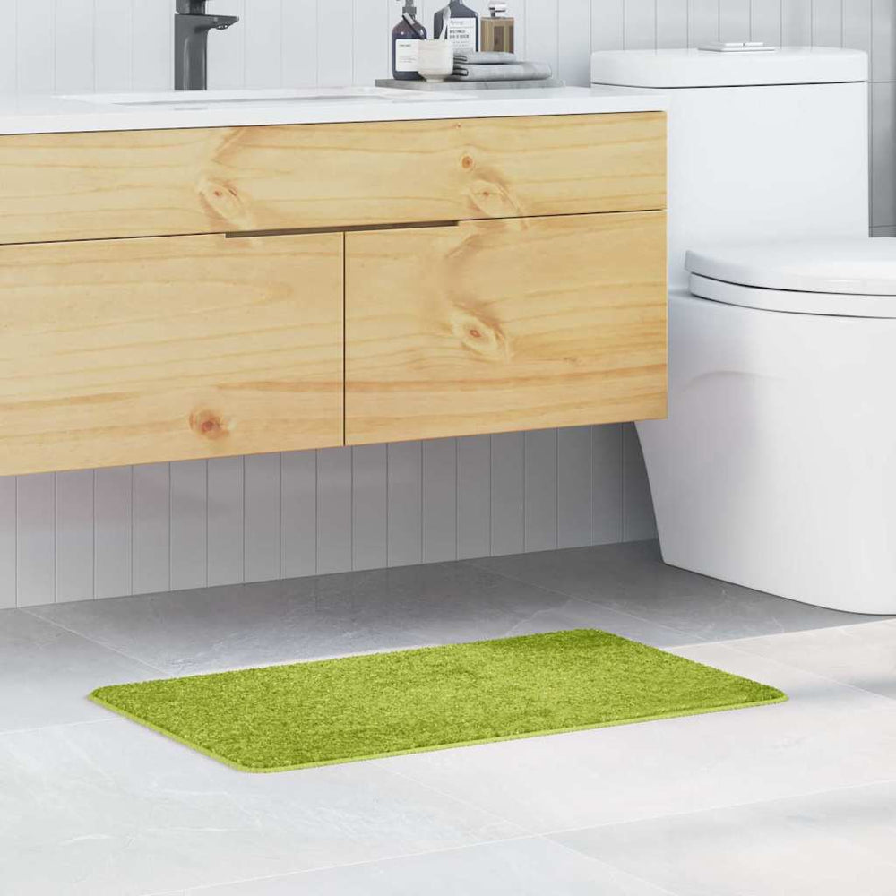vidaXL Non-slip Bath Mat Green 50 x 80 cm PP
