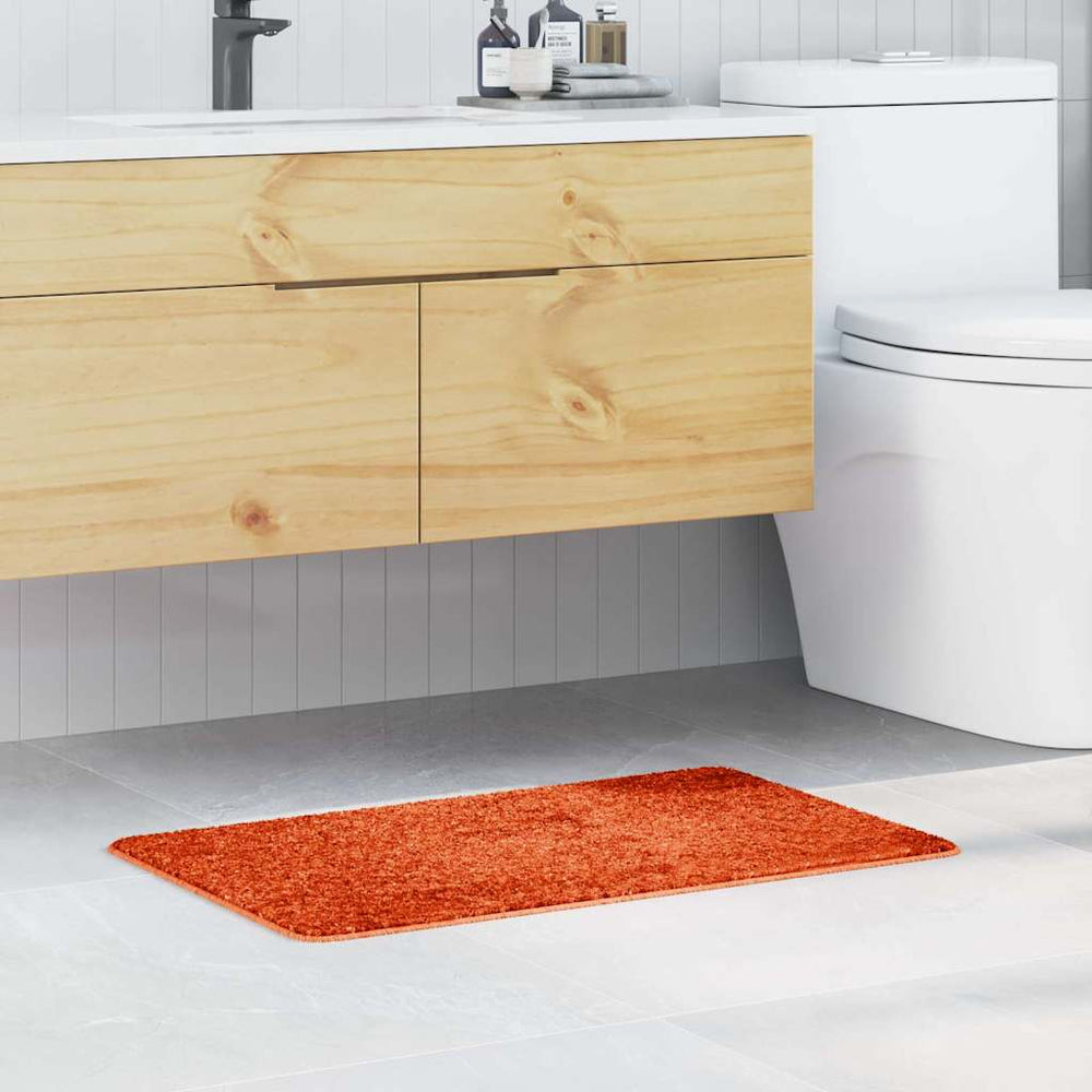 vidaXL Non-Slip Bath Mat Orange 50 x 80 cm PP