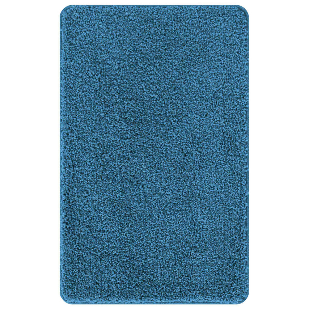vidaXL Non-Slip Bath Mat Blue 50 x 80 cm PP