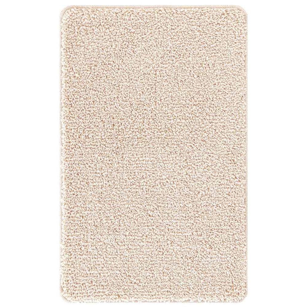 vidaXL Non-Slip Bath Mat Cream 60 x 90 cm PP
