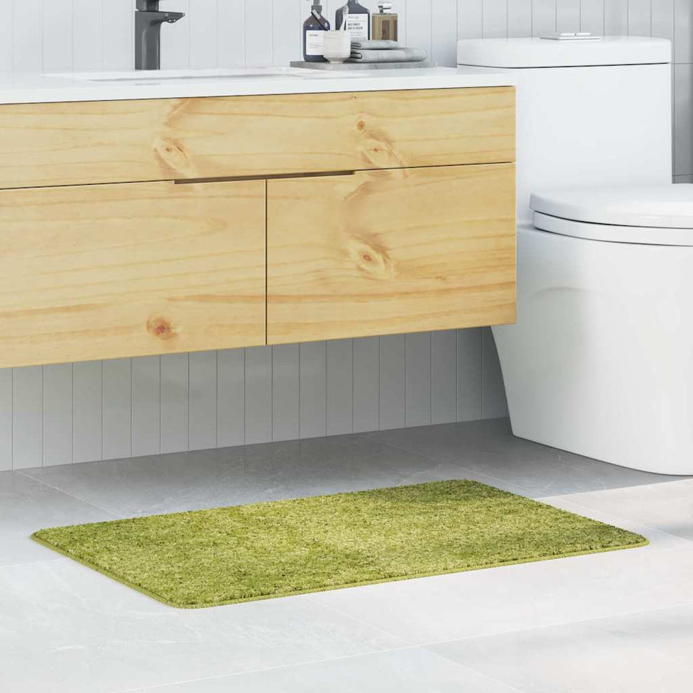 vidaXL Non-Slip Bath Mat Green 60 x 90 cm PP