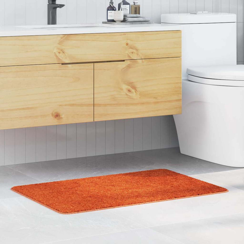 vidaXL Non-slip Bath Mat Orange 60 x 90 cm PP