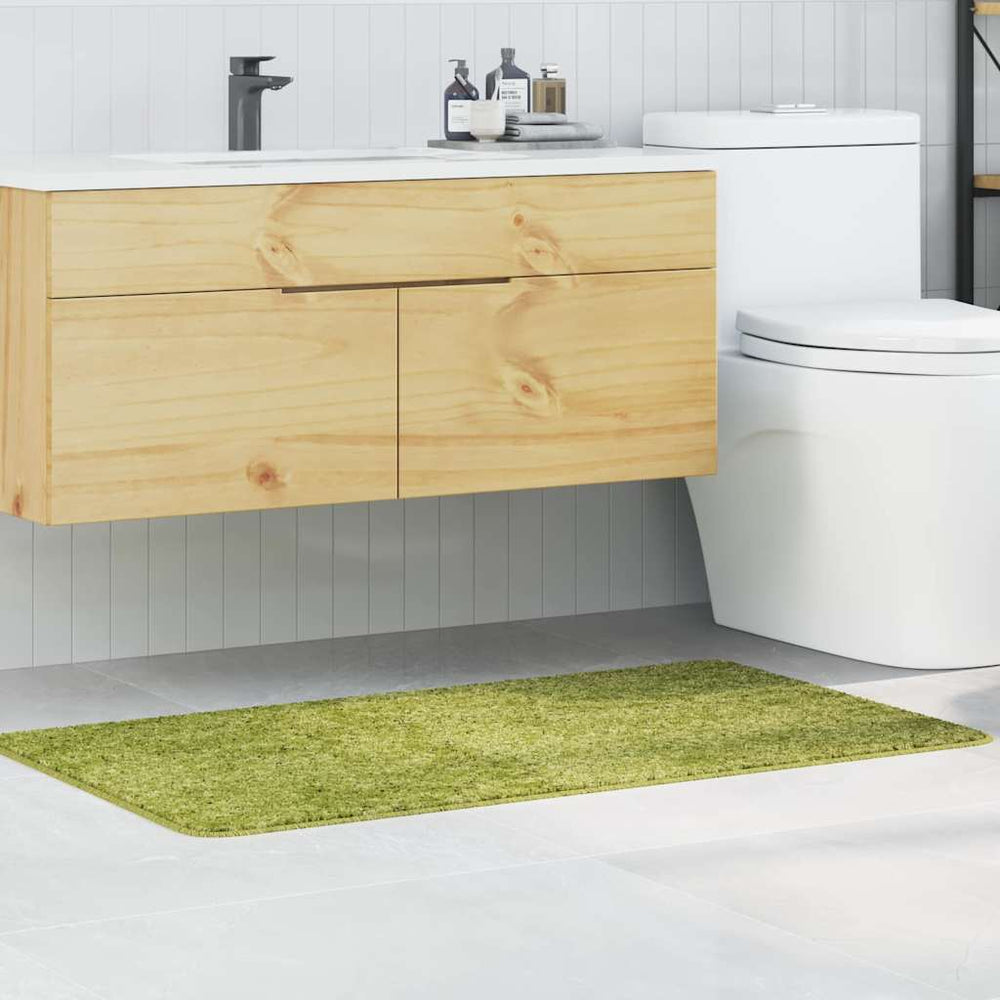 vidaXL Non-Slip Bath Mat Green 70 x 120 cm PP