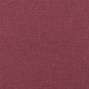 vidaXL Modular Sofa with Cushions Wine Red