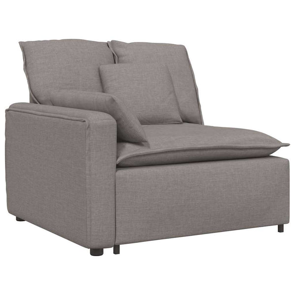 vidaXL Modular Sofa with Cushions Taupe