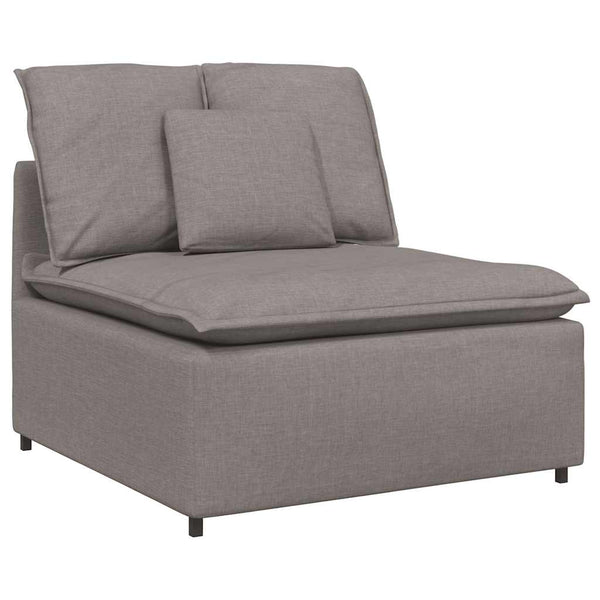vidaXL Modular Sofa with Cushions Taupe