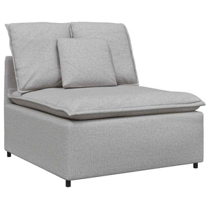 vidaXL Modular Sofa with Cushions Cloud Gray
