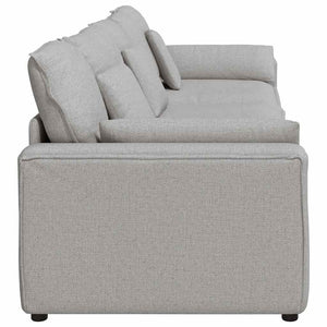 vidaXL Modular Sofa with Cushions Cloud Gray