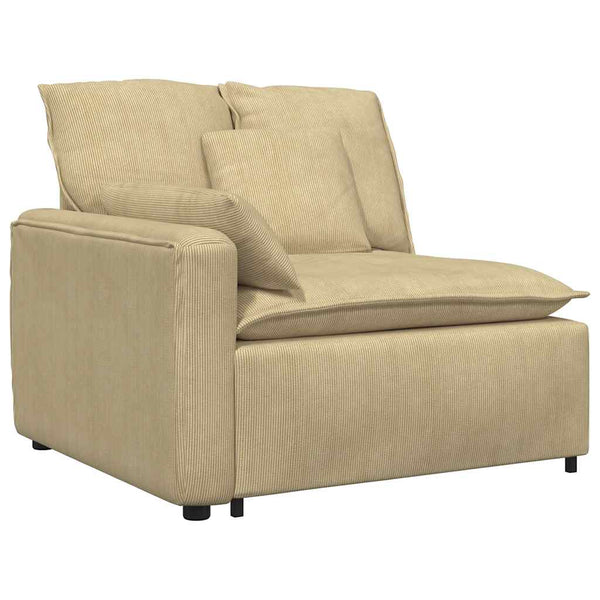 vidaXL Modular Sofa with Cushions Grey-green