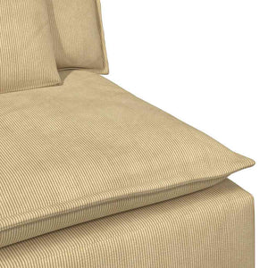 vidaXL Modular Sofa with Cushions Grey-green