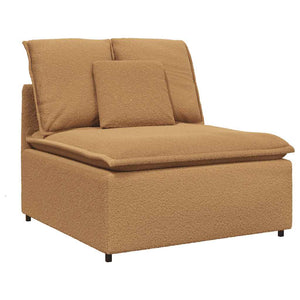vidaXL Modular Sofa with Cushions Beige
