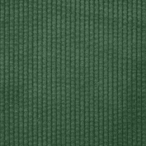 vidaXL Modular Sofa with Footrest and Cushions Corduroy Dark Green