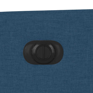 vidaXL Electric Recliner Blue Fabric