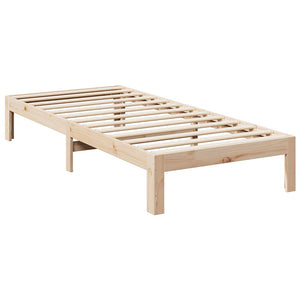 vidaXL Family Bed Frame without Mattress 240x200 cm Solid Pine