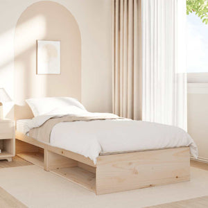 vidaXL Day Bed with Mattress 100x200 cm Solid Pine Wood