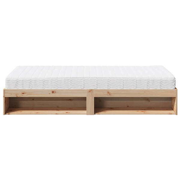 vidaXL Day Bed with Mattress 90x190 cm Solid Pine Wood