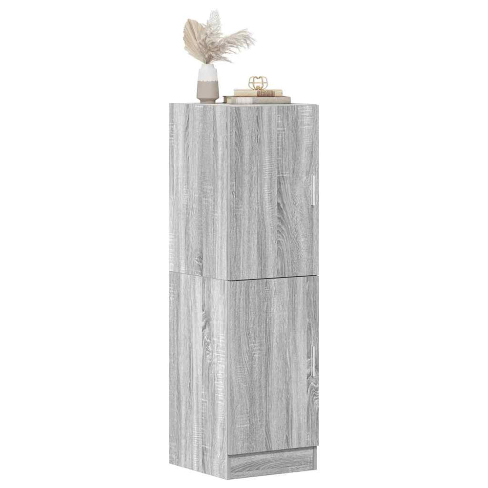 vidaXL Kitchen Cabinet Grey Sonoma 38x41.5x131.5 cm Engineered Wood