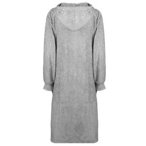 Decken-Hoodie Grau XL Baumwolle
