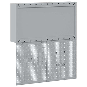 Werkzeugschrank Set, 3-teilig, Schwarz