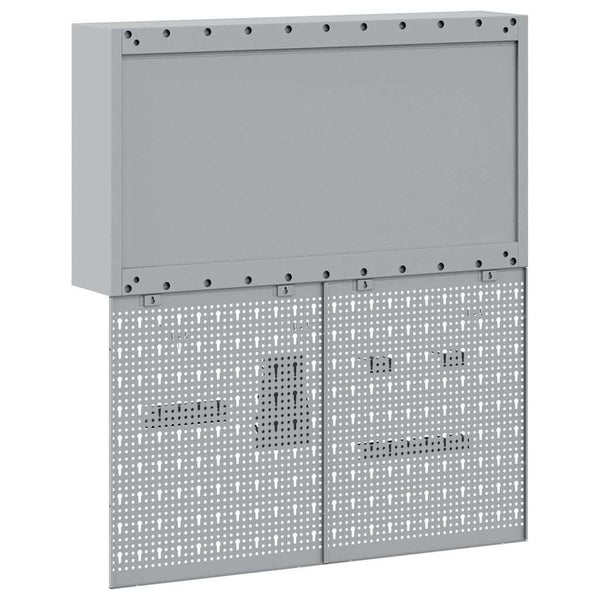 Werkzeugschrank Set, 3-teilig, Schwarz