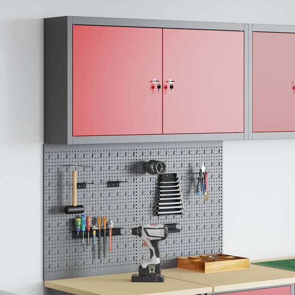 Werkzeugschrank Set Rot, 3-teilig