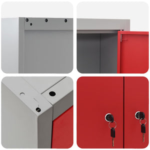 Werkzeugschrank Set 5-teilig Rot