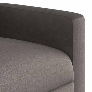 vidaXL Recliner Taupe Fabric