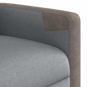vidaXL Recliner Light Gray Fabric