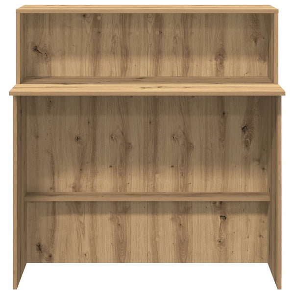 vidaXL Reception Counter Artisan Oak 100x50x103.5 cm Engineered Wood