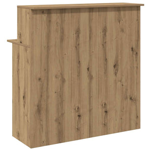 vidaXL Reception Counter Artisan Oak 100x50x103.5 cm Engineered Wood