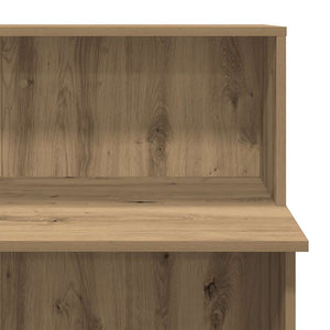 vidaXL Reception Counter Artisan Oak 100x50x103.5 cm Engineered Wood