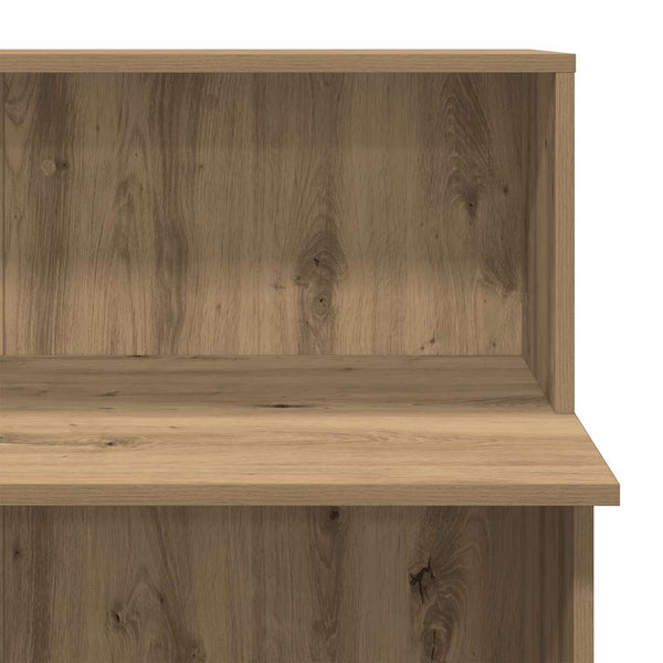 vidaXL Reception Counter Artisan Oak 100x50x103.5 cm Engineered Wood