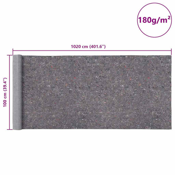 Rutschfeste Malervliese 2x10m Grau