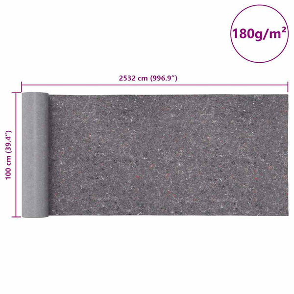 Rutschfeste Malervliese 2x25m Grau