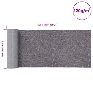 Rutschfeste Malervliese 2x50m Grau