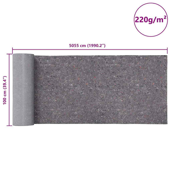 Rutschfeste Malervliese 2x50m Grau