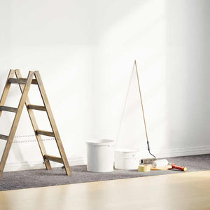 Rutschfeste Malervliese 2er-Set, 5 m, Grau