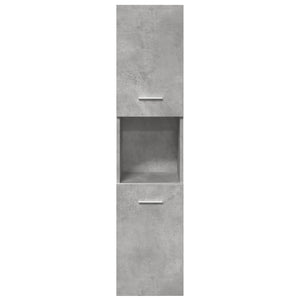 5-teiliges Badmöbel-Set Betongrau