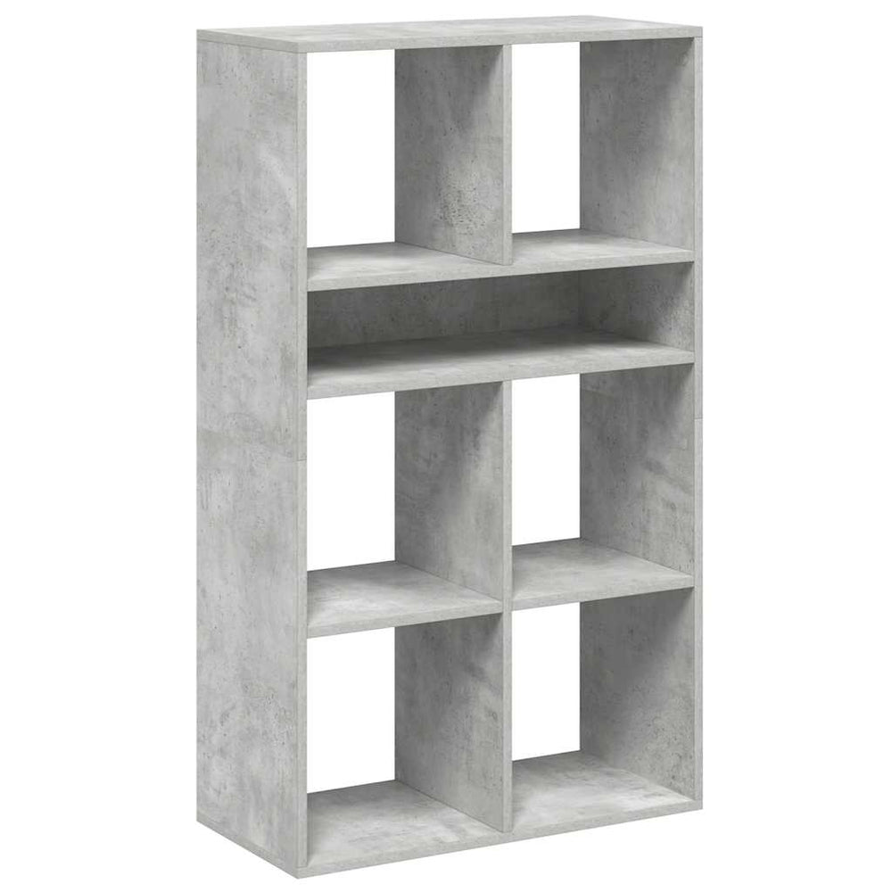 vidaXL Bookshelf Concrete Gray 66x31x112 cm Engineered Wood