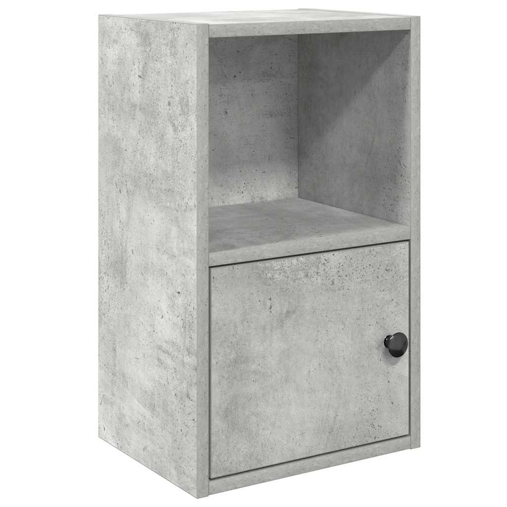 vidaXL Bookshelf Concrete Grey 31x24x52 cm Engineered Wood
