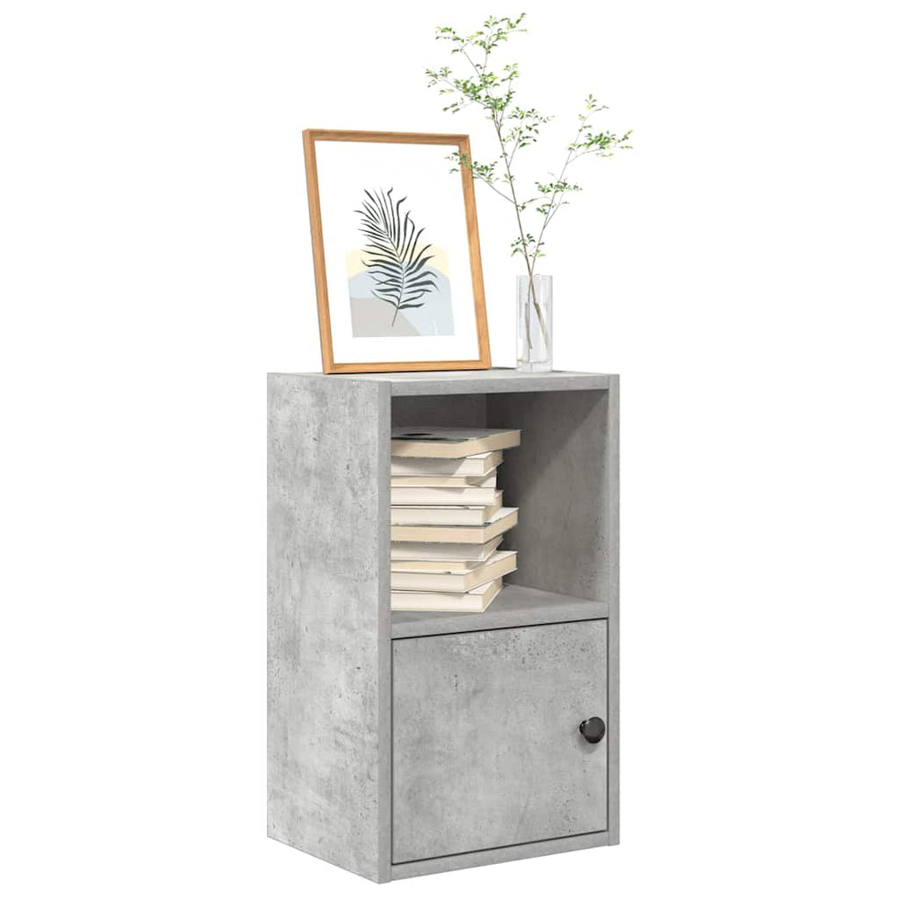 vidaXL Bookshelf Concrete Grey 31x24x52 cm Engineered Wood