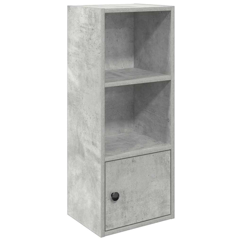 vidaXL Bookcase Concrete Gray 31x24x77 cm Engineered Wood
