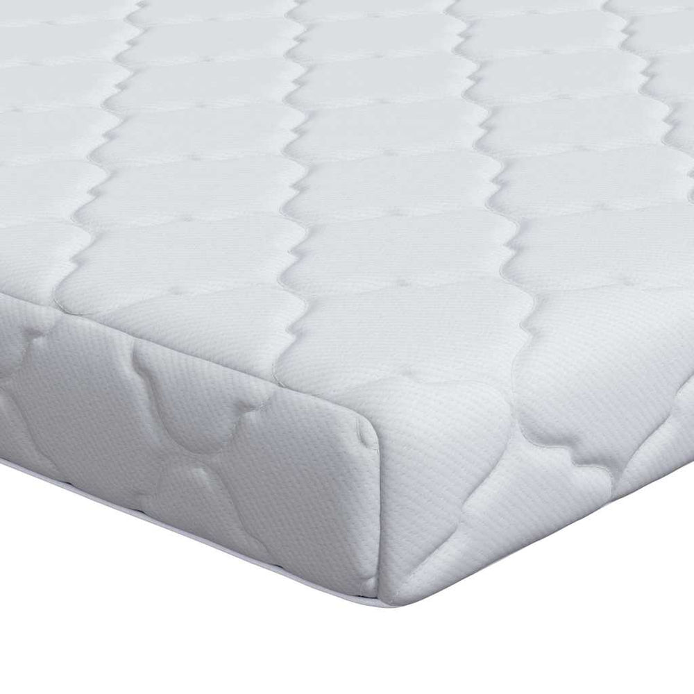 vidaXL Mattress White 70 x 200 cm Jacquard Fabric